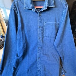 Jack & Jones Denim Button Down Shirt